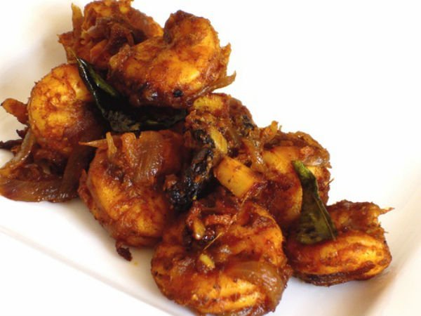 16 kerala prawn pepper fry