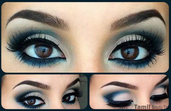 aqua blue eye makeup