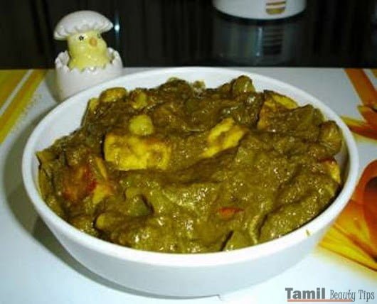 recipe பன்னீர் மின்ட் கறி