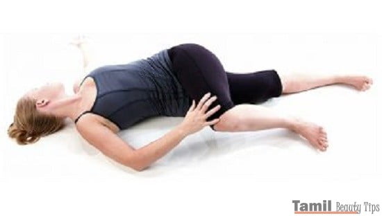 taildoctor Supine Spinal twist pose