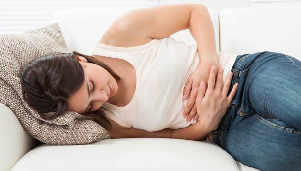 stomach pain in women