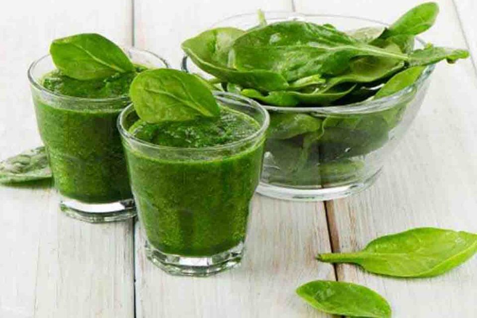 Spinach juice