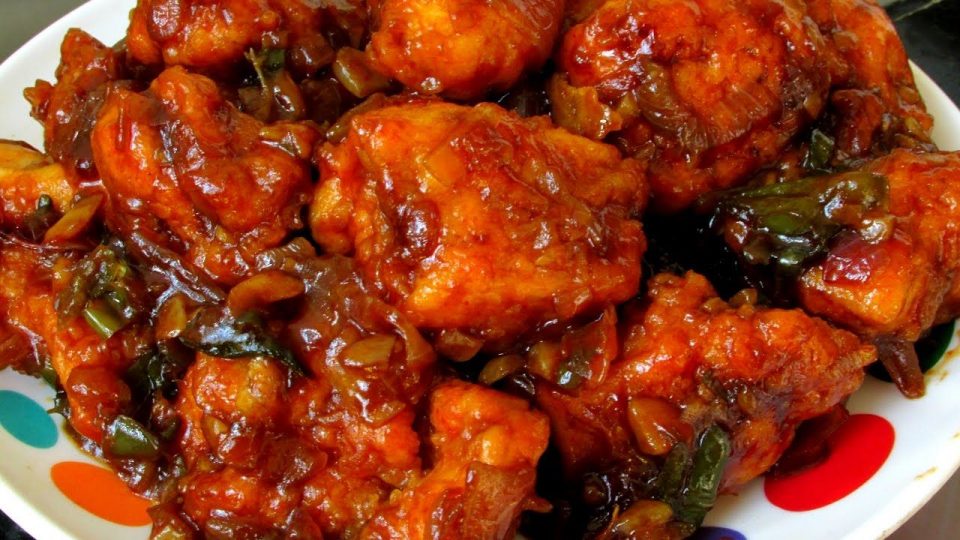 dry chilli chicken