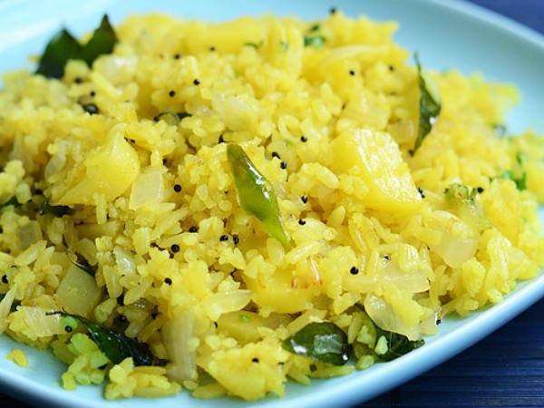 aloo poha recipe