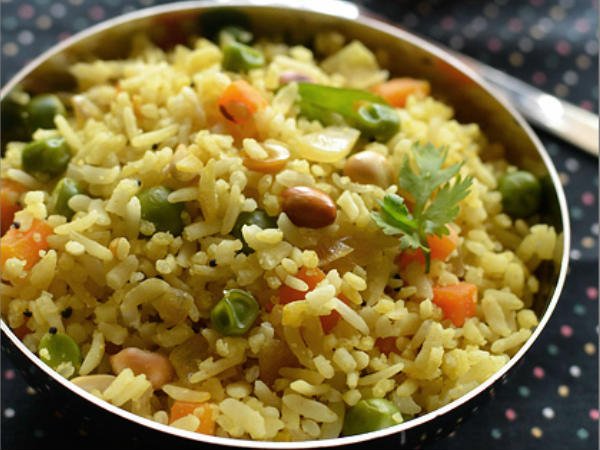 vegetable aval upma