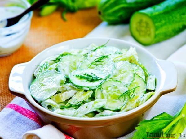 6 cucumber salad