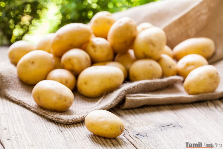 bigstock Farm Fresh Potatoes On A Hess 65649211 1 768x512 1